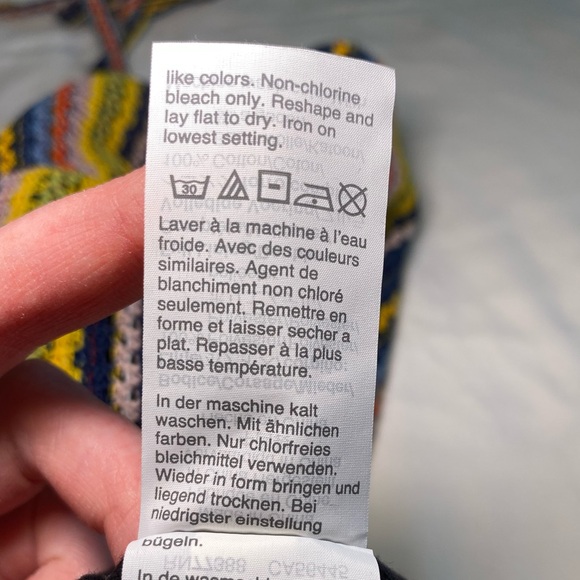 Boho Chic Tie Strap Multicolor Striped Camisole - Picture 7 of 7